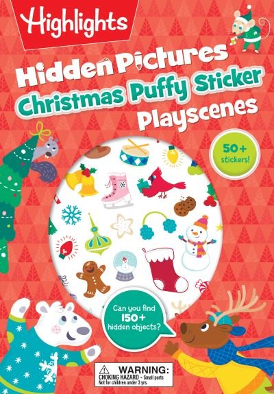Cover for Highlights · Christmas Hidden Pictures Puffy Sticker Playscenes - Highlights Puffy Sticker Playscenes (Paperback Book) (2020)