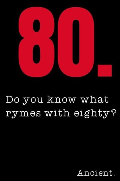 Cover for Coppenct V T Clarke · 80 Do you know what rymes with eighty? Ancient. (Paperback Book) (2019)