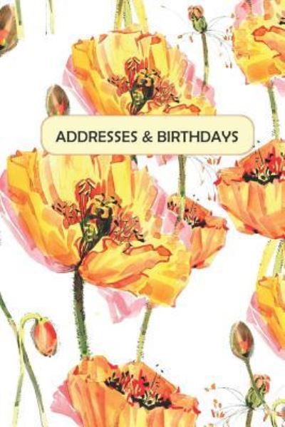 Cover for Andante Press · Addresses &amp; Birthdays (Paperback Book) (2019)