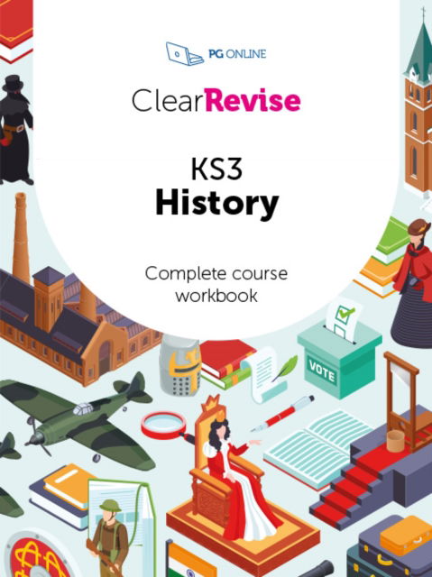 Cover for ClearRevise KS3 History Workbook (Paperback Book) (2025)