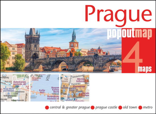 Prague PopOut Map - pocket size, pop up map of Prague city centre - PopOut Maps - Popout Map - Books - Heartwood Publishing - 9781917131179 - June 12, 2025