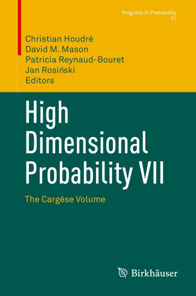High Dimensional Probability VII: The Cargese Volume - Progress in Probability - - Books - Birkhauser Verlag AG - 9783319405179 - September 22, 2016