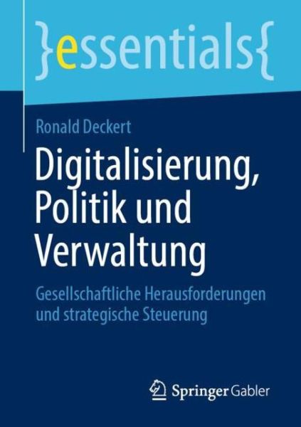 Cover for Deckert · Digitalisierung, Politik und Ve (Book) (2020)