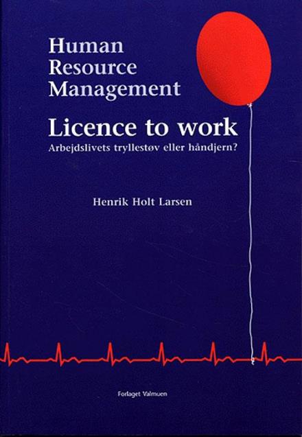 Cover for Henrik Holt Larsen · Human resource management (Sewn Spine Book) [1st edition] (2005)