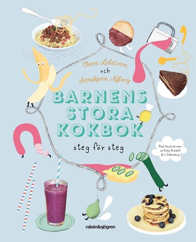 Cover for Annakarin Nyberg · Steg för steg: Barnens stora kokbok : steg för steg (ePUB) (2018)