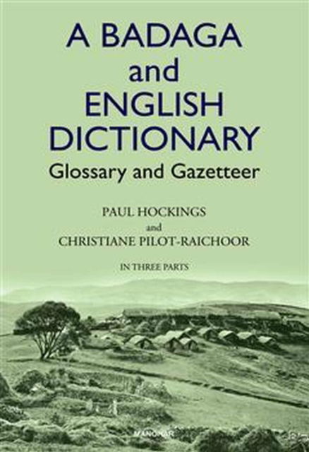 Cover for Paul Hockings · A Badaga and English Dictionary: Glossary and Gazetteer (Hardcover Book) (2024)