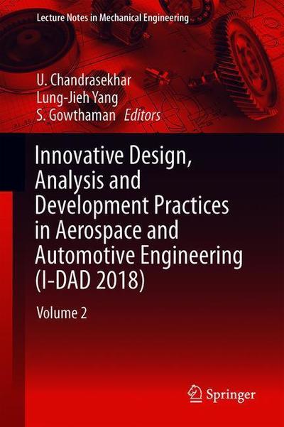Cover for Innovative Design Analysis and Development Practices in Aerospace and Automotiv (Book) [1st ed. 2019 edition] (2019)