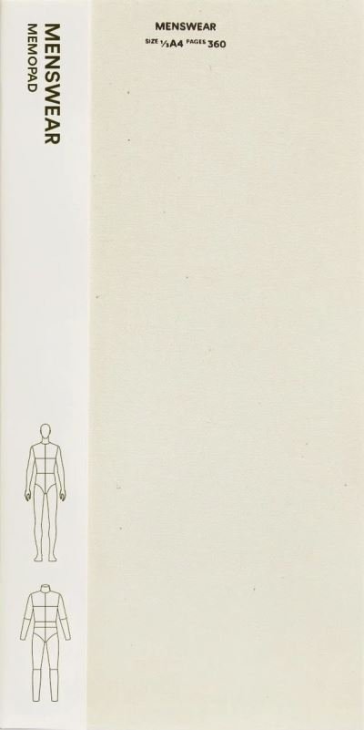 Cover for Fashionary · Fashionary Menswear Memopad (Pocketbok) (2023)