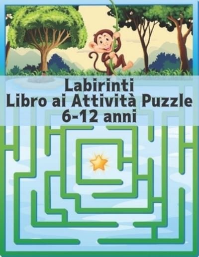 Cover for Qta World · Labirinti Libro ai Attivita Puzzle 6-12 anni: labirinto per bambini ragazzi e ragazze divertenti e facili 100 labirinto impegnativi per tutte le eta (Paperback Book) (2020)