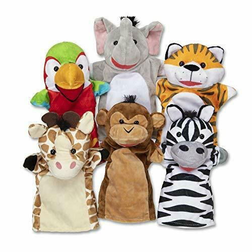 Cover for Melissa &amp; Doug · Safari Buddies Hand Puppets (19118) (Toys)