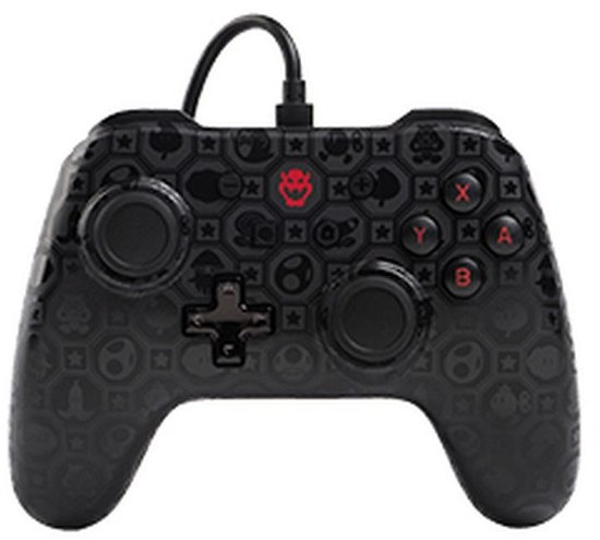 Cover for Power A · PowerA Wired Switch Controller - Shadow Bowser (SWITCH)