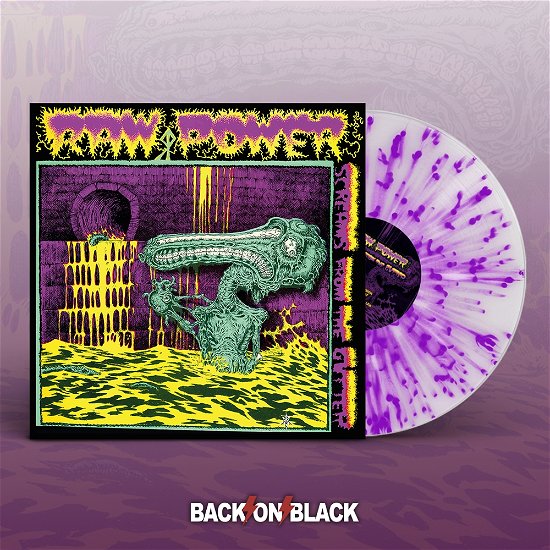 Screams from the Gutter (White W/ Purple Splatter Vinyl) - Raw Power - Musiikki - BACK ON BLACK - 0803341536180 - perjantai 5. marraskuuta 2021