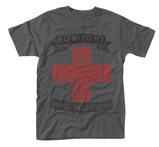 Cover for Bon Jovi · Bad Medicine (CLOTHES) [size S] [Grey edition] (2017)