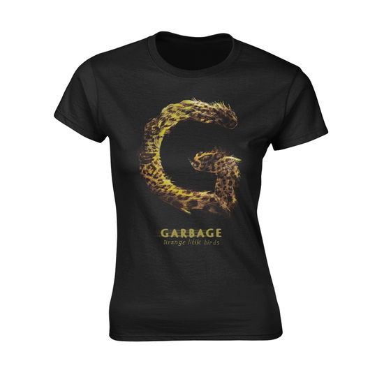 Cover for Garbage · Strange Little Birds (T-shirt) [size L] [Black edition] (2018)