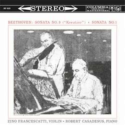 Cover for Ludwig Van Beethoven · Sonatas for Piano and Violin No. 9 (&quot;kreutzer&quot;) and No1 (LP) (2016)