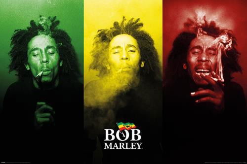 Cover for Bob Marley: Pyramid · Tricolour Smoke (Poster Maxi 61X91,5 Cm) (MERCH) (2021)