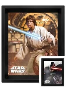 Vader Vs Skywalker - Framed 3D Print - Star Wars - Fanituote - STAR WARS - 5051265843180 - perjantai 28. kesäkuuta 2019