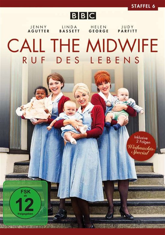 Cover for Jenny Agutter,linda Bassett,helen George · Call the Midwife - Ruf des Lebens - Staffel 6 (DVD) (2021)
