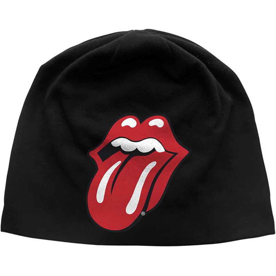 Cover for The Rolling Stones · The Rolling Stones Unisex Beanie Hat: Tongue (Black) (CLOTHES) [Black - Unisex edition] (2019)