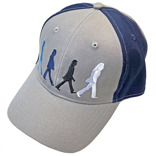 Cover for The Beatles · The Beatles Unisex Baseball Cap: Abbey Road Figures (2-Tone) (TØJ) [Blue, Grey - Unisex edition]