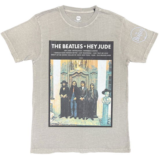 Cover for The Beatles · The Beatles Unisex T-Shirt: Doorway (Charcoal Grey) (T-shirt) [size S] (2025)