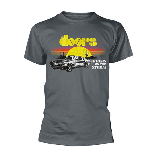 Cover for The Doors · Riders on the Storm (T-shirt) [size XXL] [Grey edition] (2018)