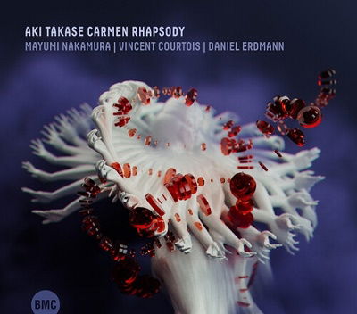 Aki Takase Carmen Rhapsody - Aki Takase & Vincent Courtois & Daniel Erdmann - Musiikki - BMC RECORDS - 5998309303180 - perjantai 14. huhtikuuta 2023