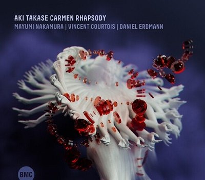 Aki Takase Carmen Rhapsody - Aki Takase & Vincent Courtois & Daniel Erdmann - Musik - BMC RECORDS - 5998309303180 - 14. April 2023