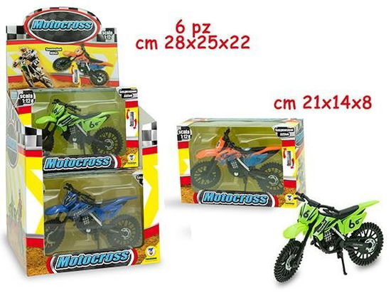 Mr. Boy - Motocross Scala1:12 (assortimento) - Mr. Boy - Gadżety - Teorema-Liberaonline - 8017967656180 - 