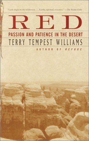 Cover for Terry Tempest Williams · Red: Passion and Patience in the Desert (Paperback Book) (2002)