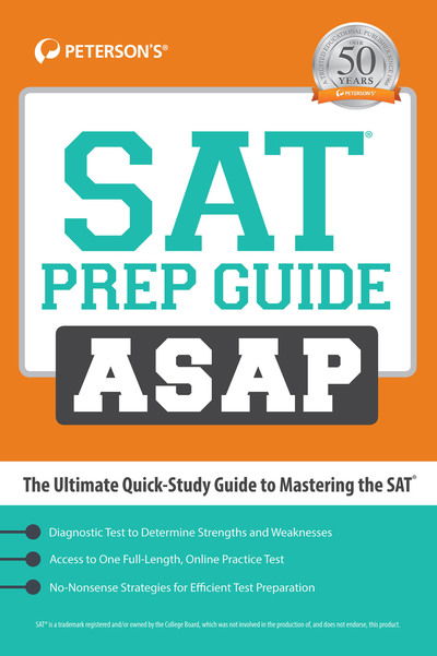 Cover for Peterson's · SAT Prep Guide ASAP: The Ultimate Quick Study Guide (Audiobook (CD)) (2017)