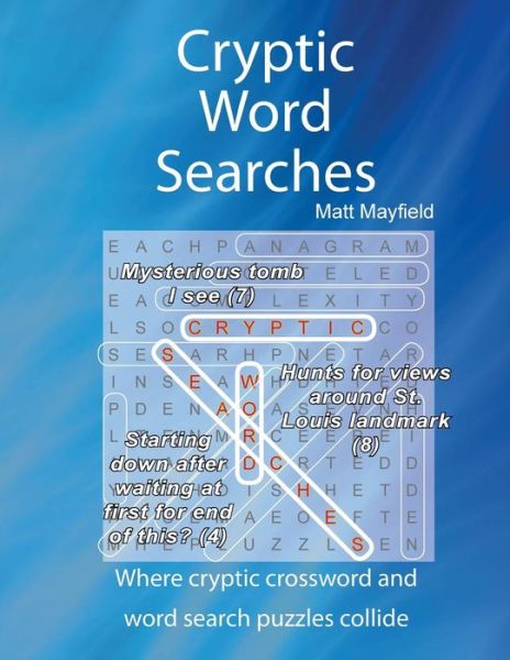 Cover for Matt Mayfield · Cryptic Word Searches (Paperback Book) (2017)