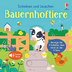 Cover for Schieben und Lauschen: Bauernhoftiere (Bok) (2025)