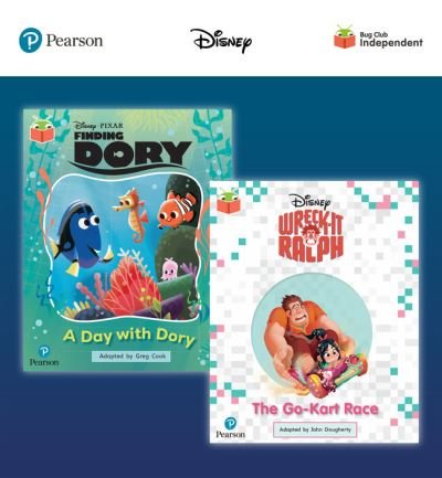 Pearson Bug Club Disney Year 2 Pack B, including Orange and Purple band readers; Finding Dory: A Day with Dory, Wreck-It Ralph: The Go-Kart Race - Bug Club - Timothy Knapman - Bøker - Pearson Education Limited - 9781292452180 - 17. november 2022