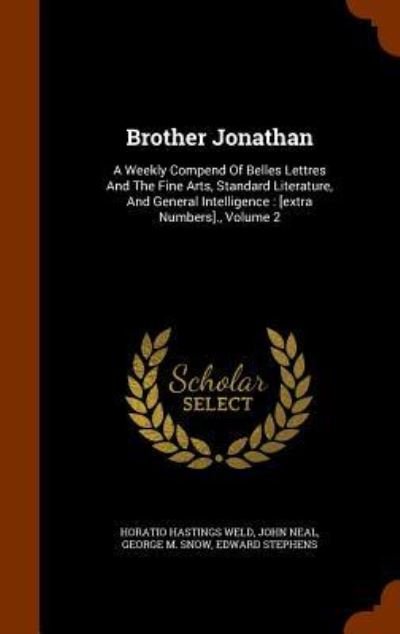 Cover for H Hastings Weld · Brother Jonathan (Innbunden bok) (2015)