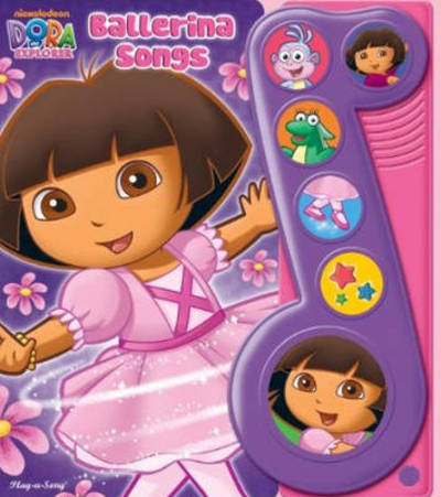 Cover for Publications International · Dora the Explorer: Ballerina Songs Little Music Note Book - Little Musical Notes (Board book) (2014)