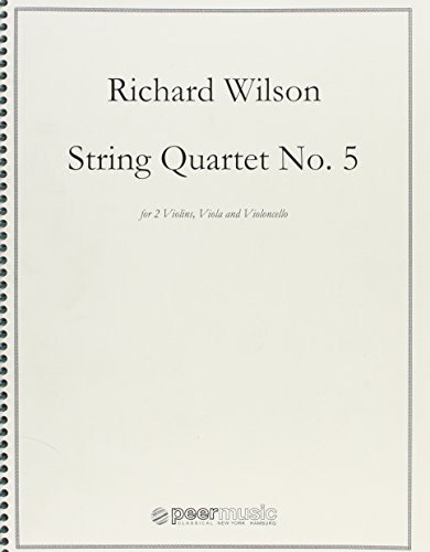 Cover for Richard Wilson · String Quartet No. 5 (Paperback Book) (2013)