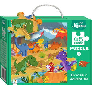 Junior Jigsaw: Dinosaur Adventure - Dinosaurs - Hinkler Pty Ltd - Brætspil - Hinkler Books - 9781488907180 - 1. juli 2019