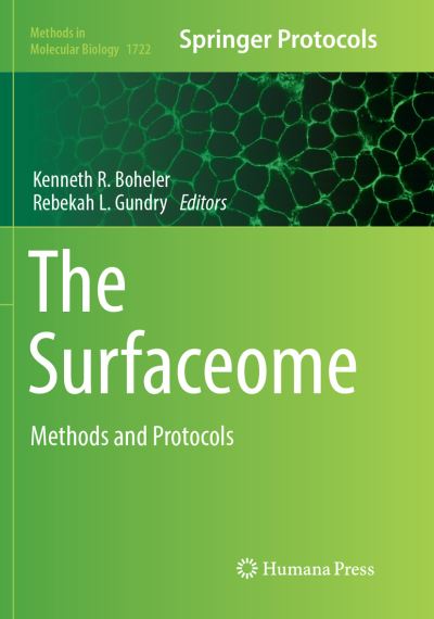 Cover for The Surfaceome: Methods and Protocols - Methods in Molecular Biology (Paperback Book) [Softcover reprint of the original 1st ed. 2018 edition] (2018)