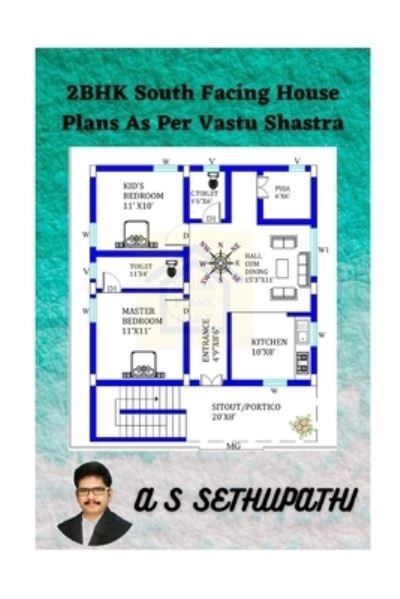 Cover for As Sethu Pathi · 2BHK South Facing House Plans As Per Vastu Shastra (Paperback Book) (2019)