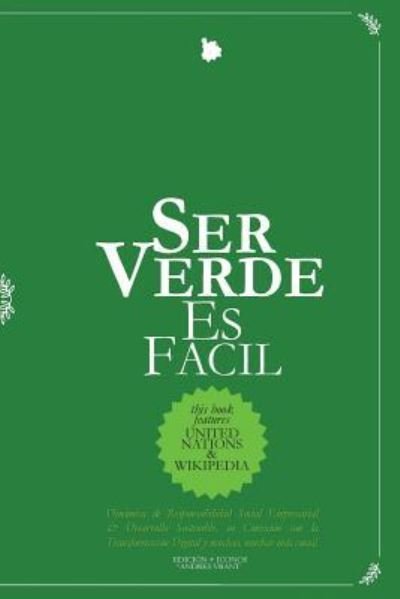 Cover for Andres Vrant · Ser Verde Es Facil (Paperback Book) (2018)