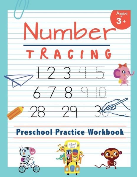 Cover for Happy Kid Press · Number Tracing Preschool Practice Workbook (Pocketbok) (2018)