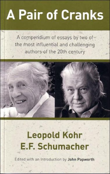 Cover for Leopold Kohr · A Pair of Cranks (Taschenbuch) (2003)