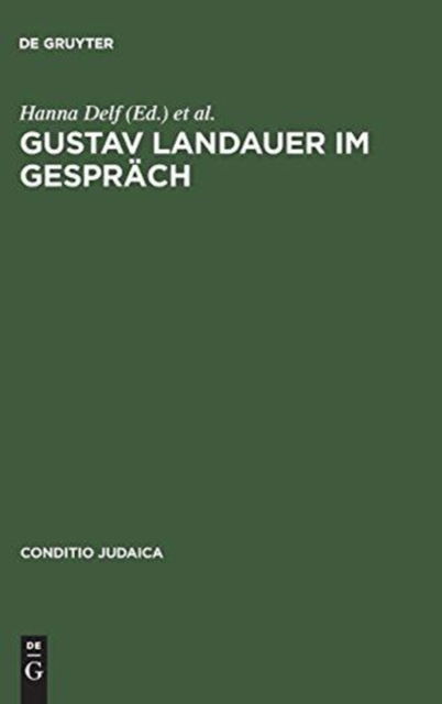 Cover for Gustav Landauer im Gespra?ch (Bok) (1997)
