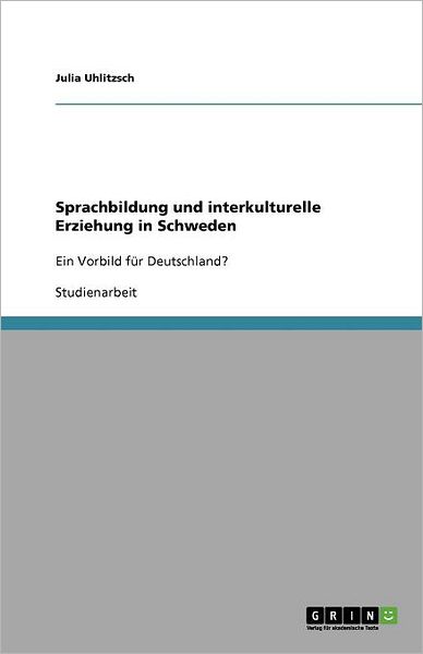 Cover for Uhlitzsch · Sprachbildung und interkultur (Book) [German edition] (2011)