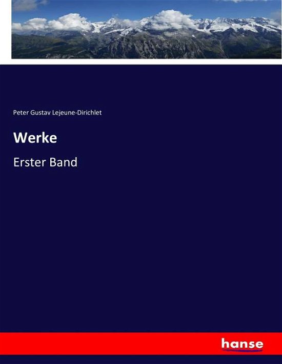 Cover for Lejeune-Dirichlet · Werke (Bok) (2016)