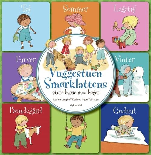 Cover for Louise Langhoff Koch · Vuggestuen Smørklatten: Vuggestuen Smørklattens store kasse med bøger (Kartonbuch) [1. Ausgabe] (2017)