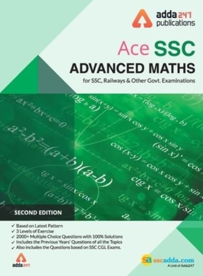 Cover for Adda247 · Advance Maths Book for SSC CGL, CHSL, CPO and Other Govt. Exams (Paperback Book) [English Printed edition] (2019)