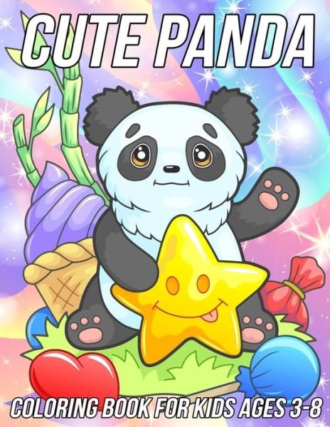 Cover for Mezzo Zentangle Designs · Panda Coloring Book for Kids Ages 3-8: Fun, Cute and Unique Coloring Pages for Girls and Boys with Beautiful Panda Designs (Taschenbuch) (2021)