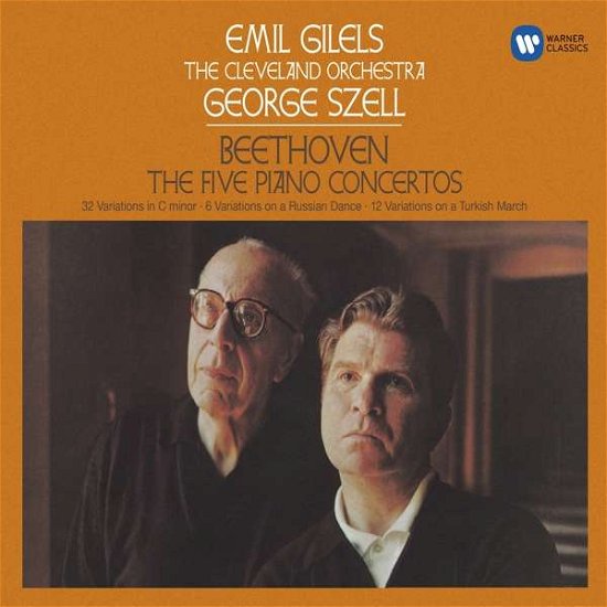 Cover for Emil Gilels · Beethoven: Piano Concertos Nos (CD) (2017)